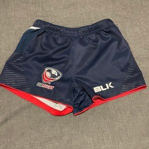 Men’s medium BLK USA rugby shorts